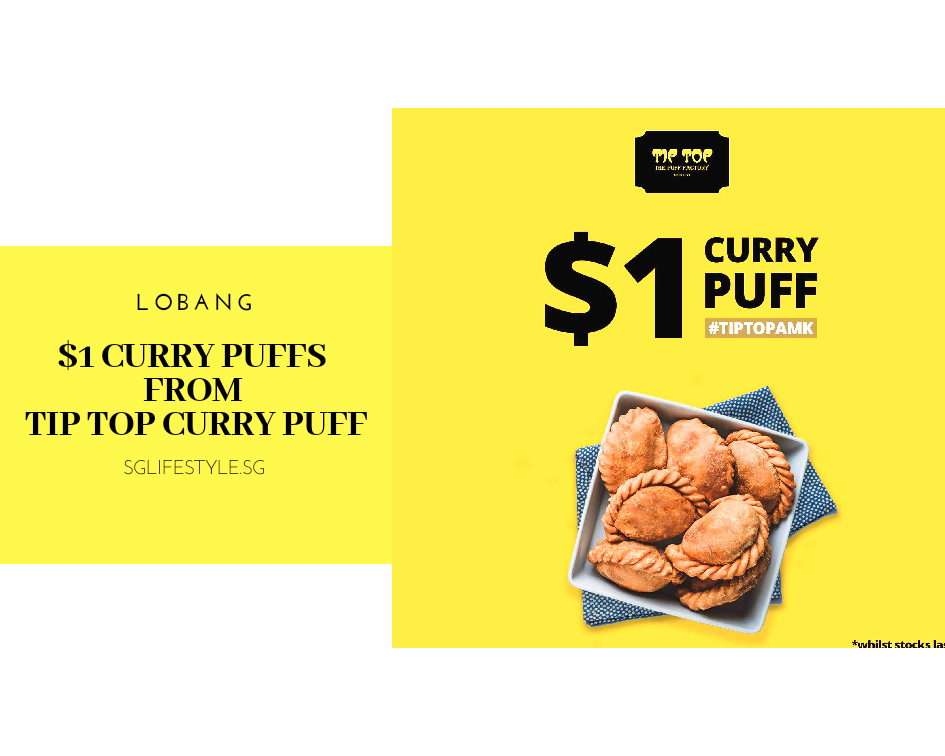 LOBANG 1 CURRY PUFFS from Tip Top Curry Puff at Jubilee Square (2630