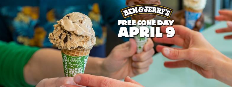 ben and jerry free ice cream cone day 2019