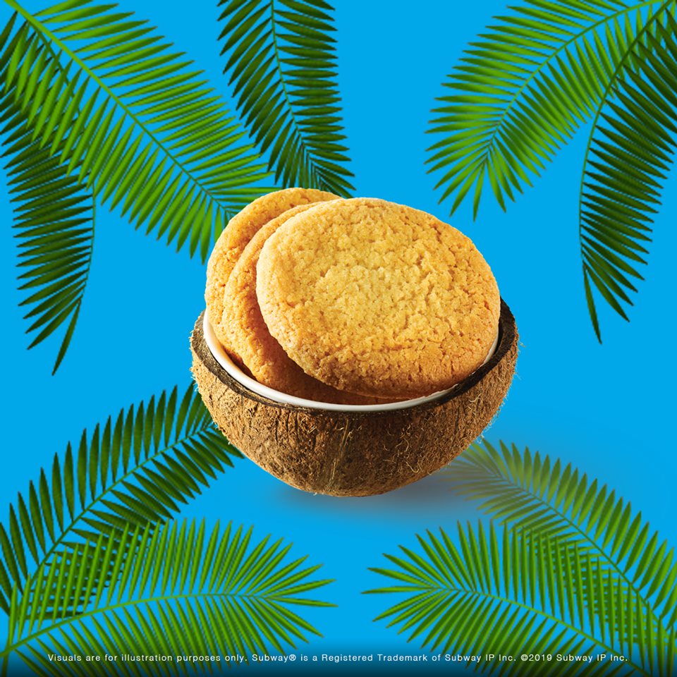 subway coconut cookie