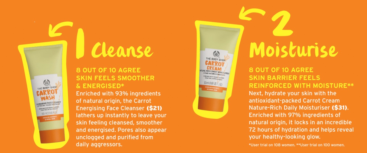 the body shop carrot