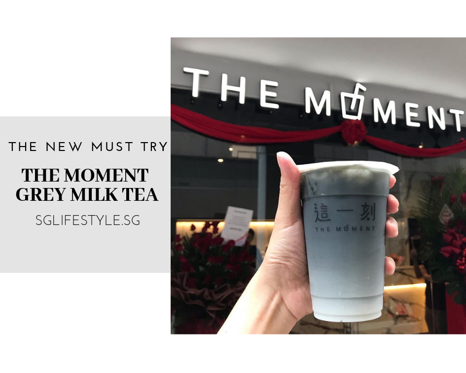 the moment grey milk tea