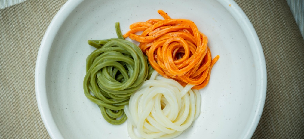tricolored udon