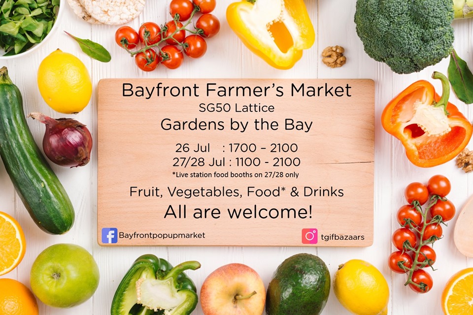 Bayfront Farmer's Market at SG50 Lattice