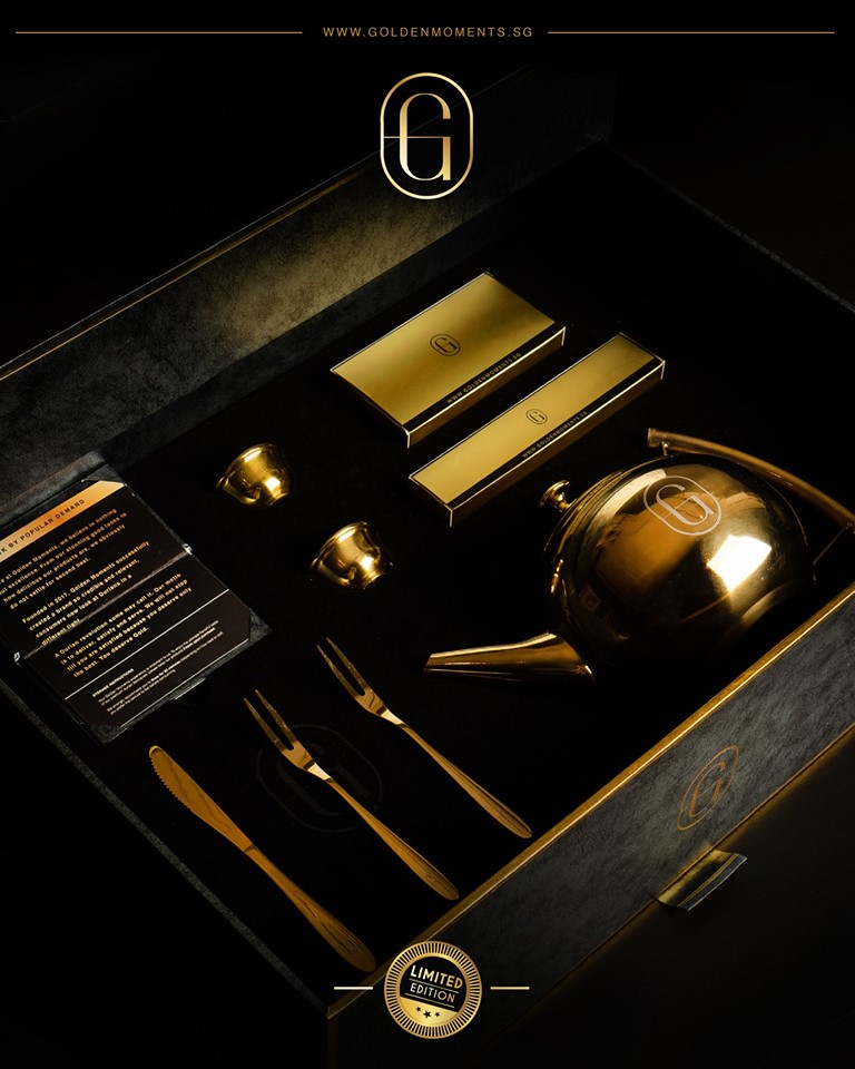 Golden Moments Teapot Set
