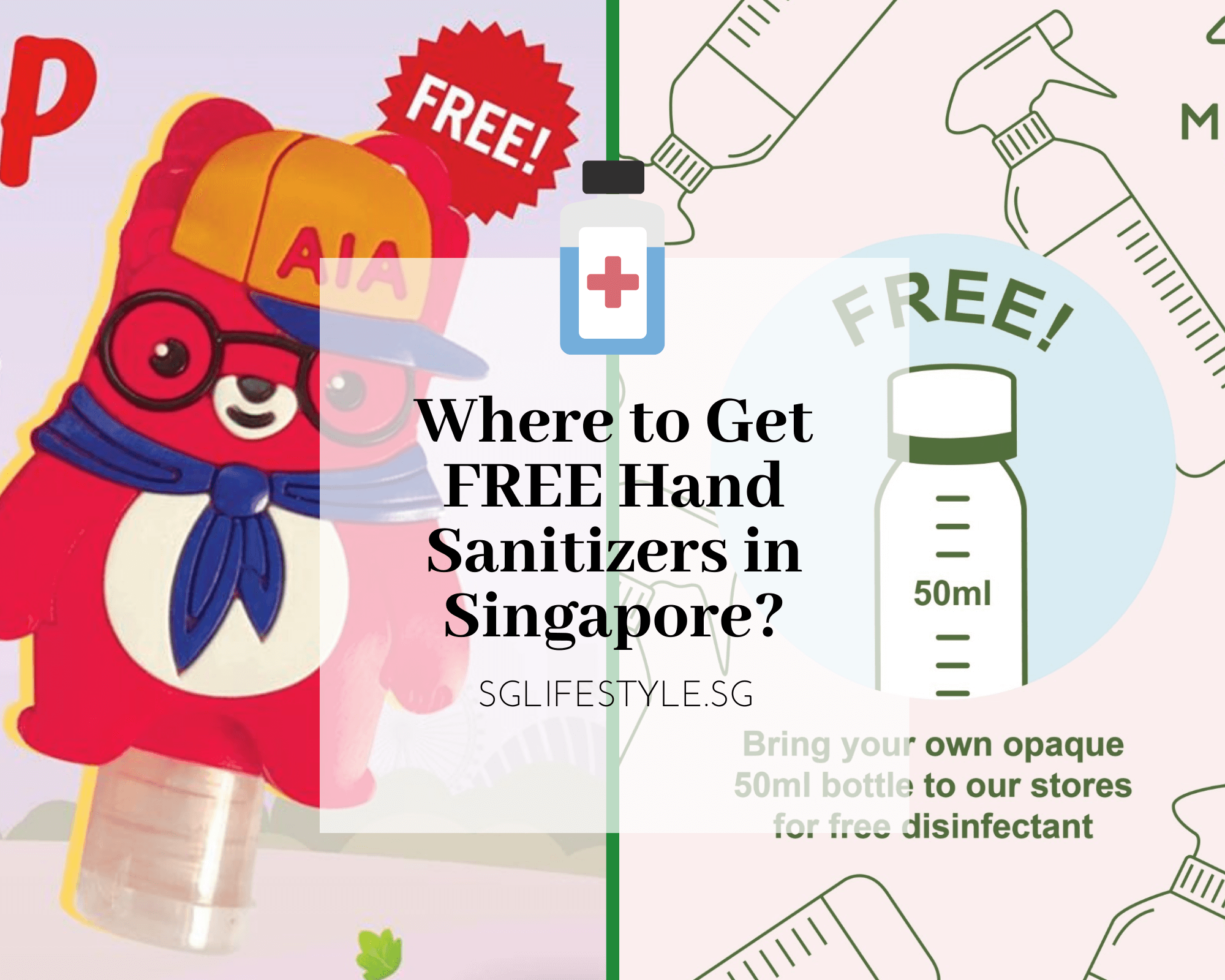 free hand sanitizer singapore
