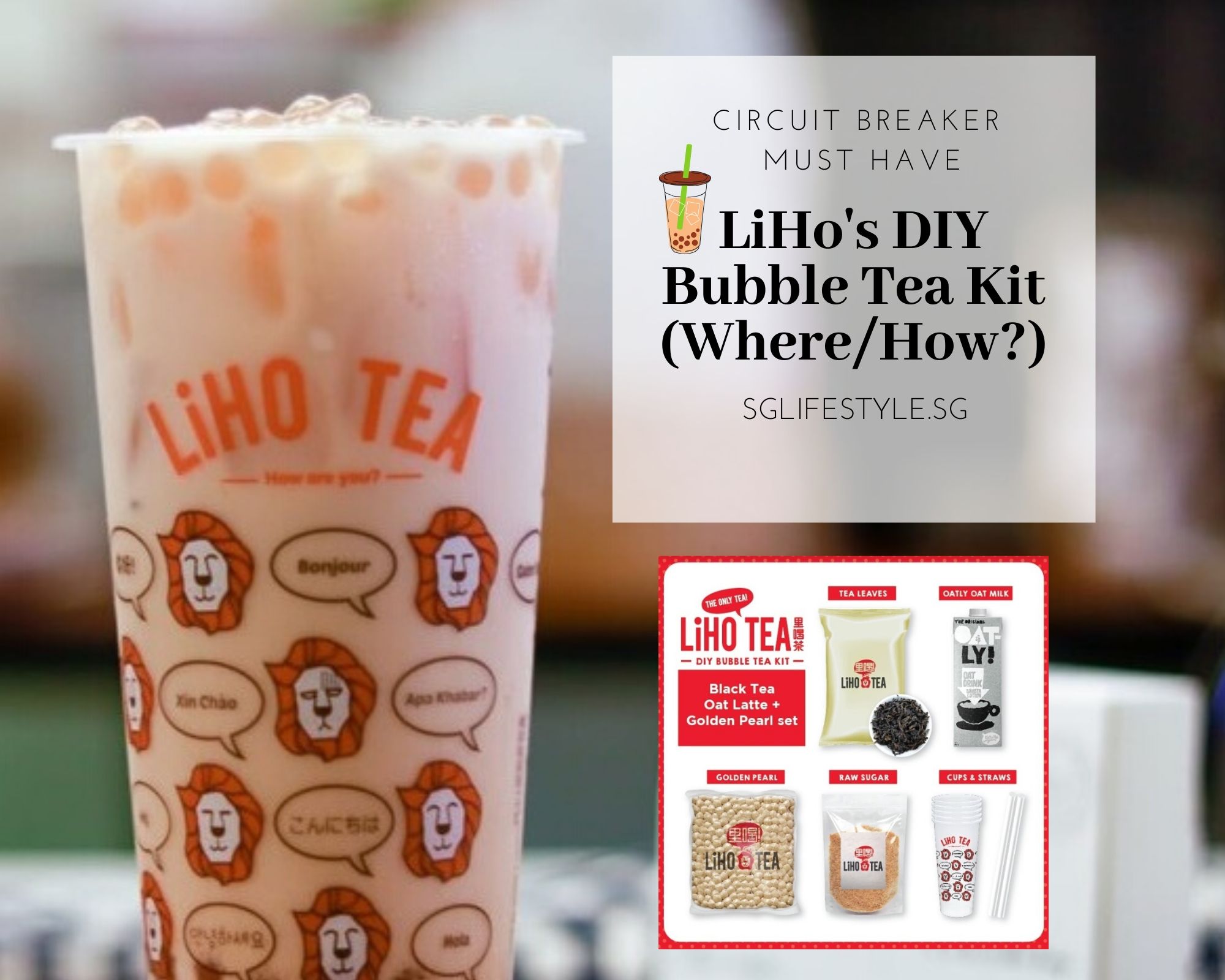 DIY Liho Bubble Tea