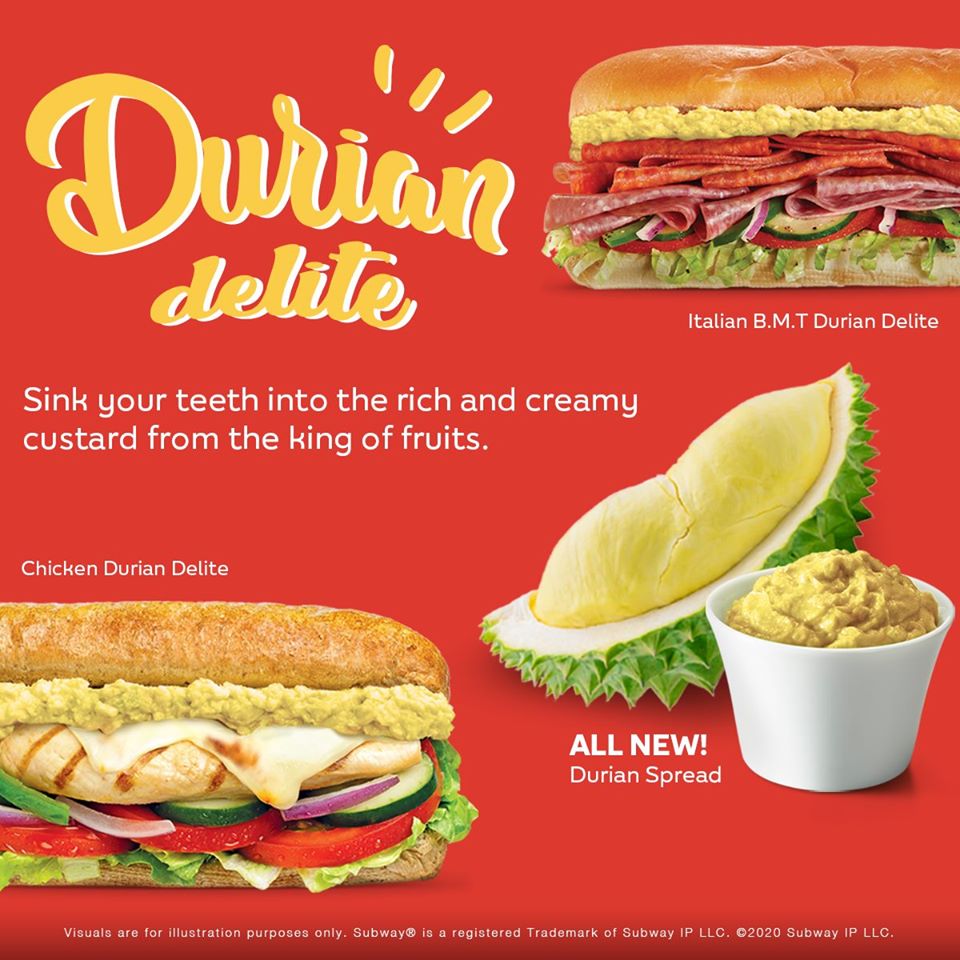 subway durian april fool 2020