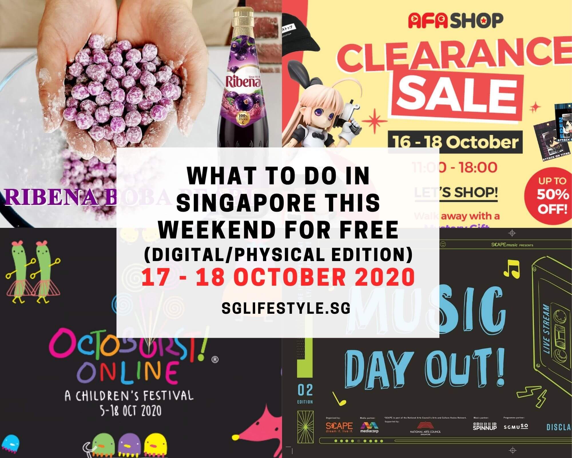 what to do singapore weekend for free 17 18 october 2020