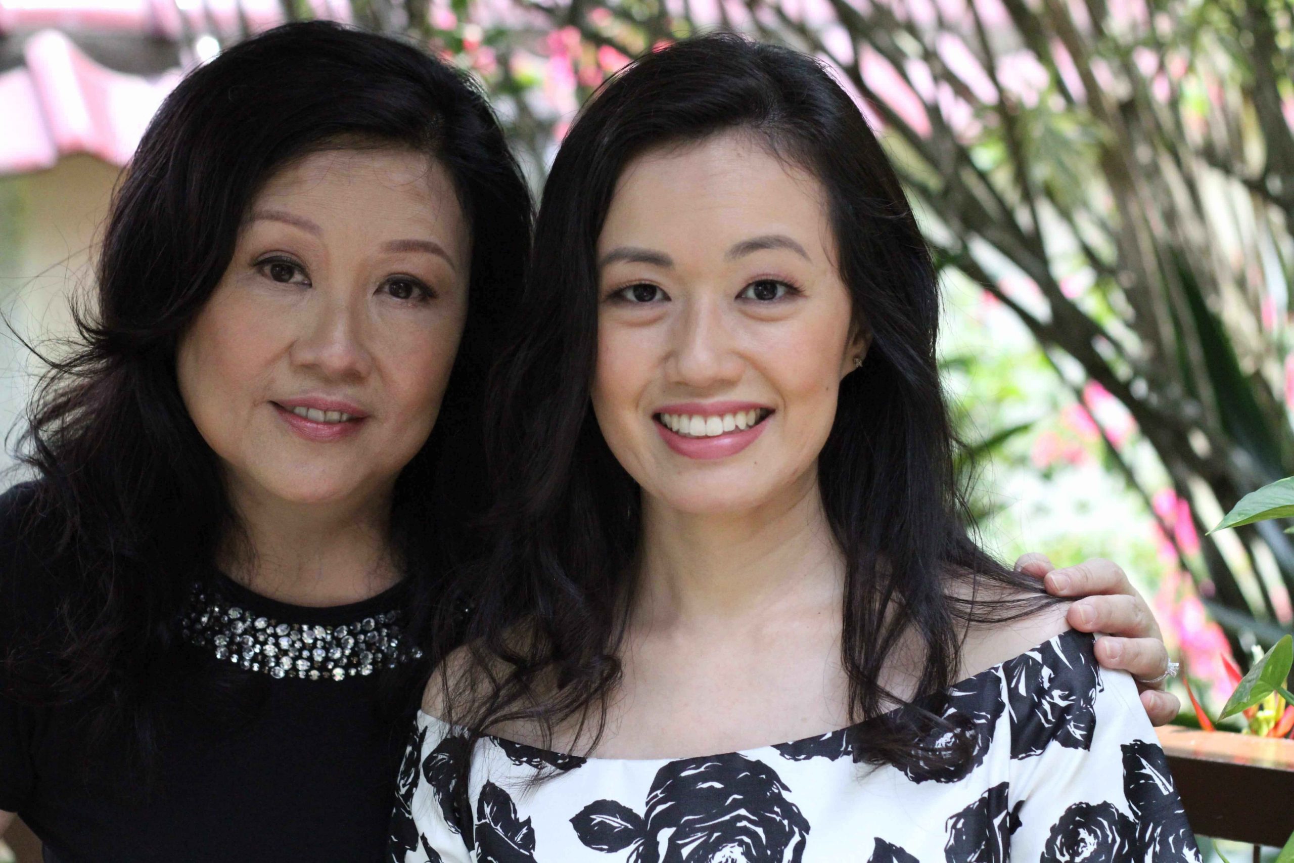 AUOLIVE founder Claire Au with her mum