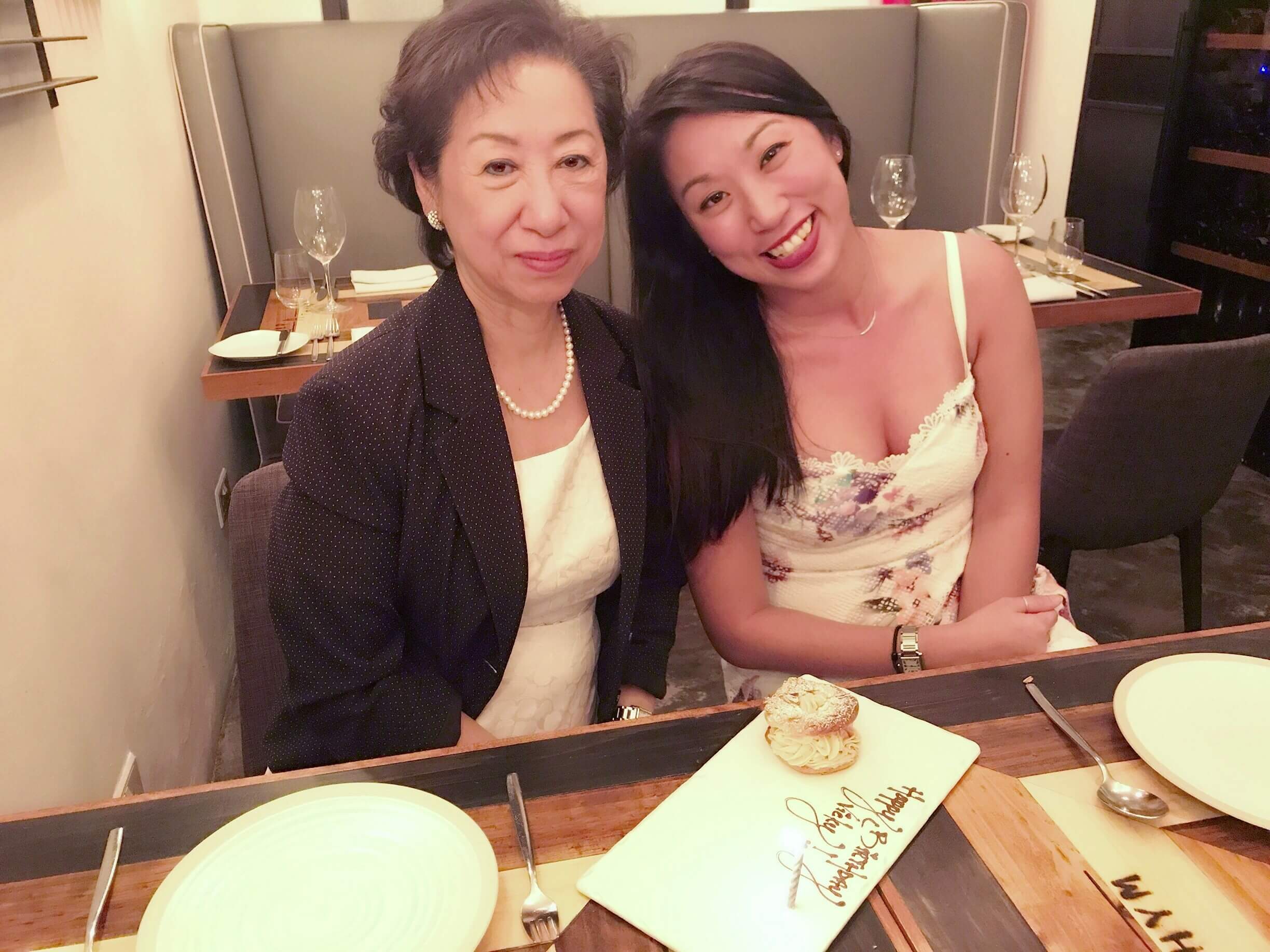 Pamela Seow and Mother