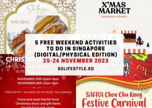 what to do singapore weekend 25-26 nov 2023