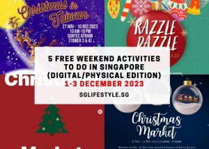 weekend activities singapore 2 & 3 dec 2023