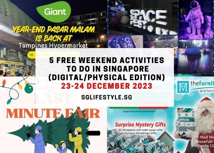 weekend activities singapore 23-24 dec