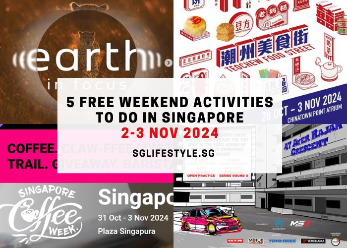 weekend activities singapore 2-3 nov 2024