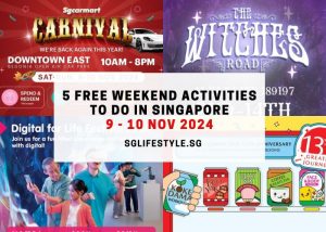 weekends activities singapore 9-10 nov 2024