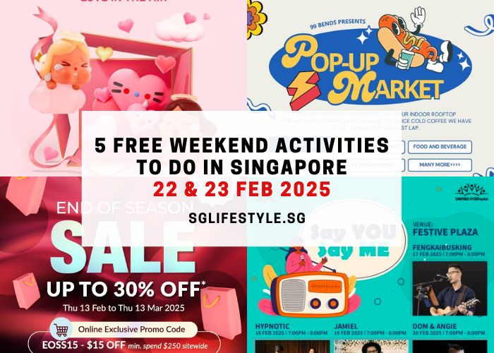 what to do singapore 22 & 23 feb 2025