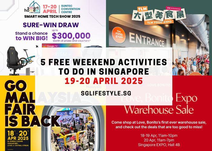 weekend singapore 19-20 april 2025