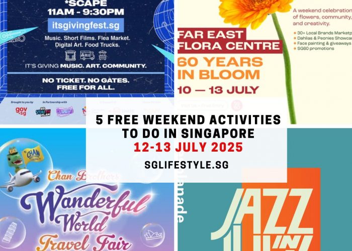 weekends what to do singapore 12-13 july 2025