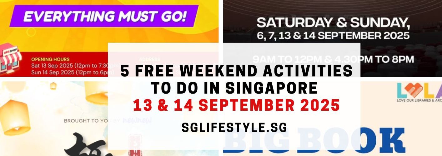 what to do singapore 13 & 14 sept 2025