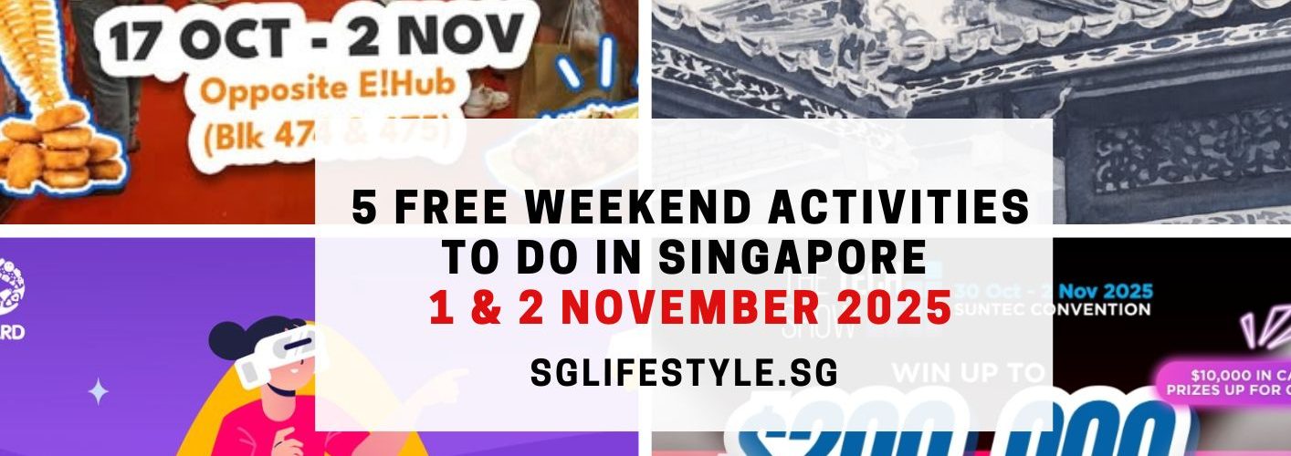 weekend activities singapore 1-2 nov 2025