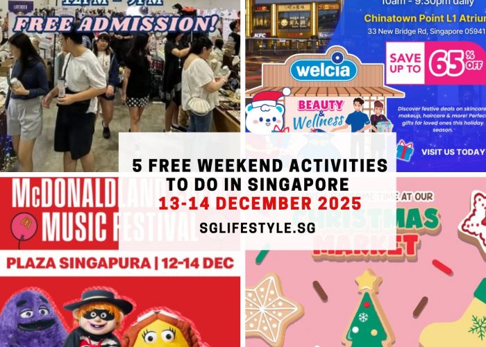 5 FREE Activities to do in Singapore this Weekend (13 – 14 December 2025)