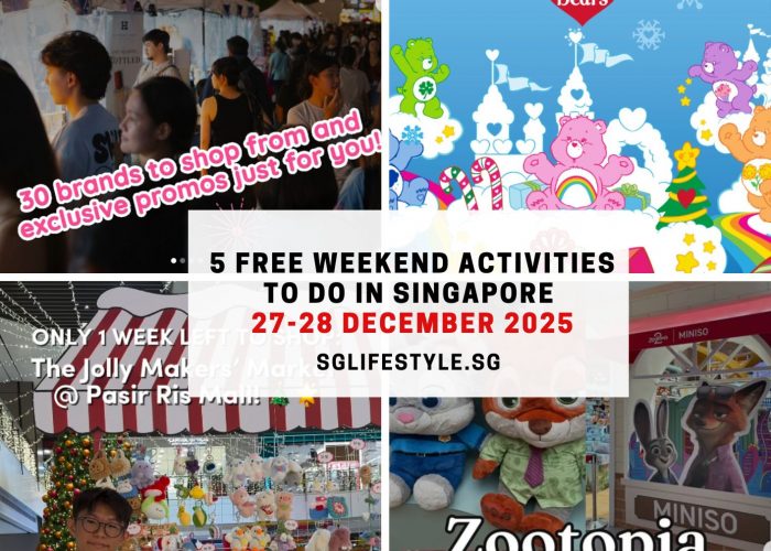 5 FREE Activities to do in Singapore this Weekend (27 – 28 December 2025)