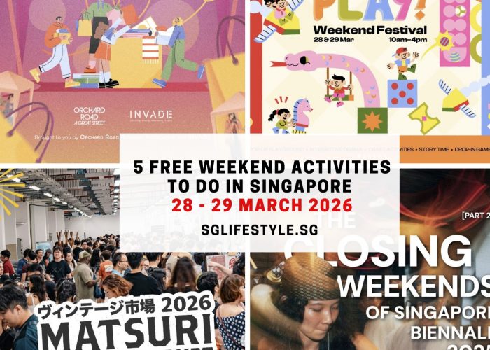 FREE WEEKEND ACTIVITIES TO DO IN SINGAPORE [28 - 29 MARCH 2026]
