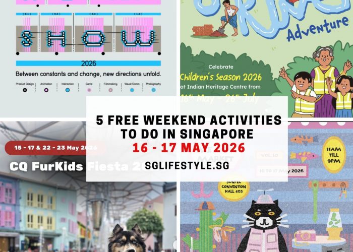 5 FREE WEEKEND ACTIVITIES TO DO IN SINGAPORE [16 - 17 MAY 2026]