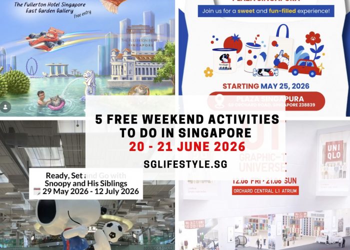 5 FREE WEEKEND ACTIVITIES TO DO IN SINGAPORE [20 - 21 JUNE 2026]